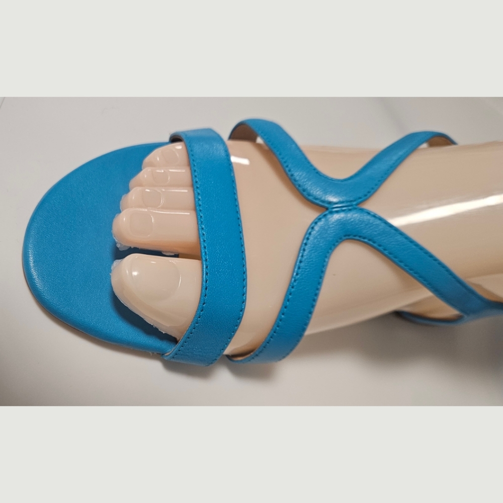 Keri Strap Sandals, Nappa Leather, Blue, 5.5M, New✔️ - Picture 7 of 8